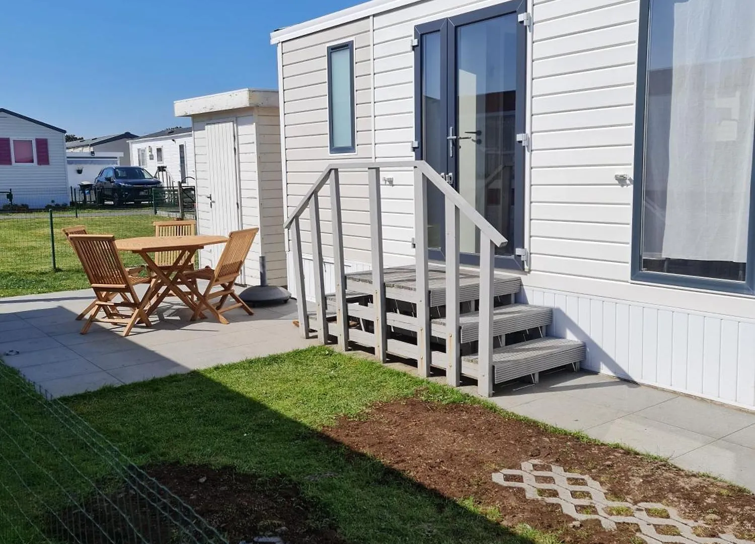 Campingplatz Bungalow Familial A La Mer Middelkerke Belgien